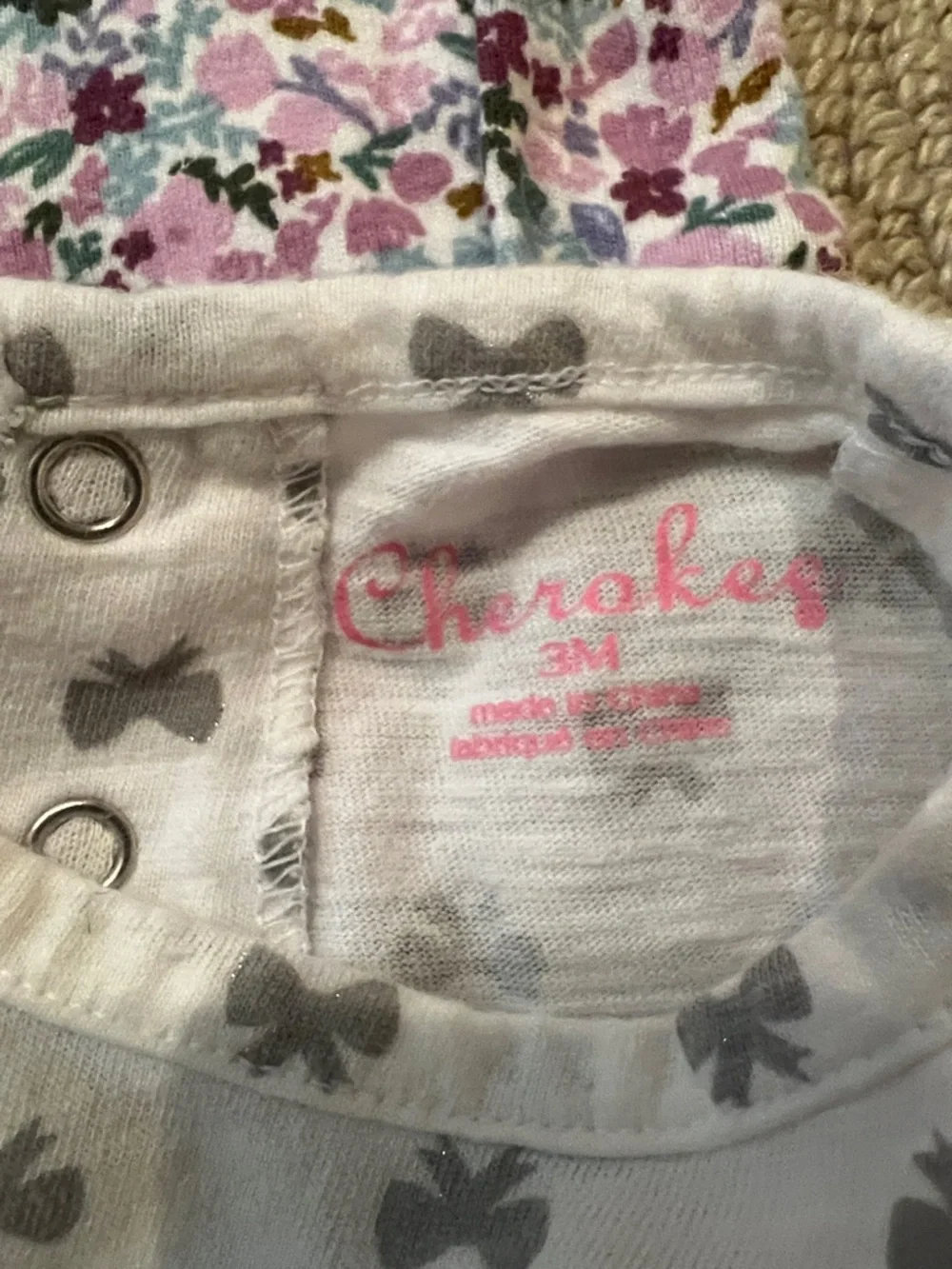 Baby Girl Outfit Bundle 3 Months 6pc Carter’s Sets Tops Everyday Clothes - Picture 2 of 8
